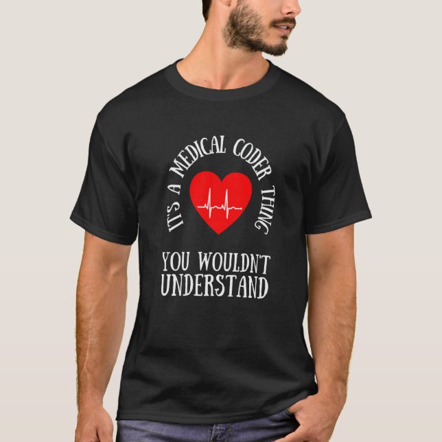 Camiseta Codificador médico que codifica a la enfermera de  (Anverso)