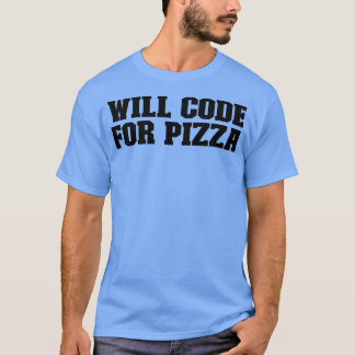 Camiseta Codificará La Pizza Graciosa Para Ella 35665932