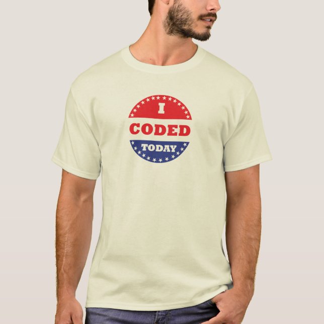 Camiseta Codificé hoy (Anverso)