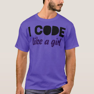 Camiseta codifico como un chica