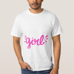 Camiseta Codifico Como Una Graciosa Computadora De Codifica