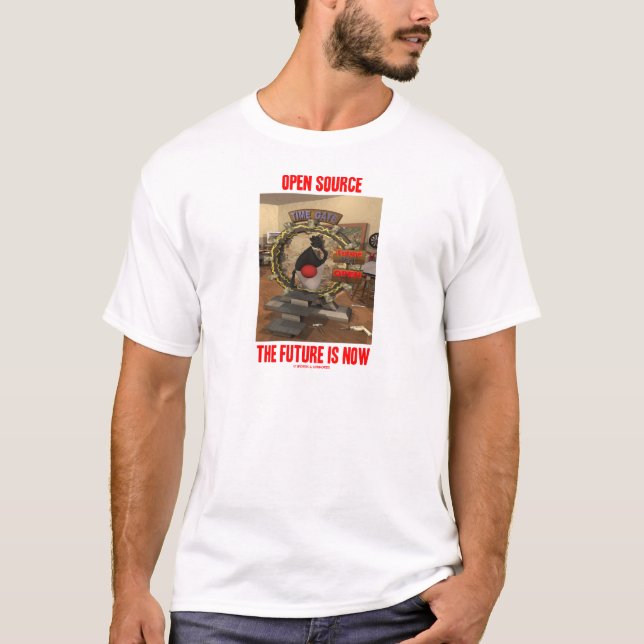 Camiseta Código Abierto El Futuro Es Ahora (Duke) (Anverso)