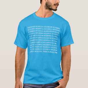 CAMISETA CÓDIGO BINARIO CON MENSAJE GEEK