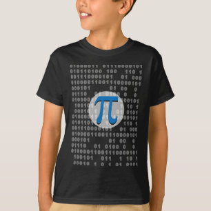 Camiseta Código Binario De Pi Day Ascii Código 3.14 Símbolo