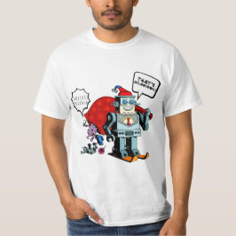 Camiseta Código binario Santa Claus Robot, eso es gracioso