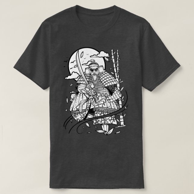 Camiseta Código Bushido Samurai Katana Premium T-Shirt Copy (Diseño del anverso)