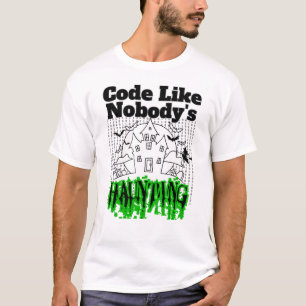 Camiseta Código como si nadie estuviera persiguiendo.w