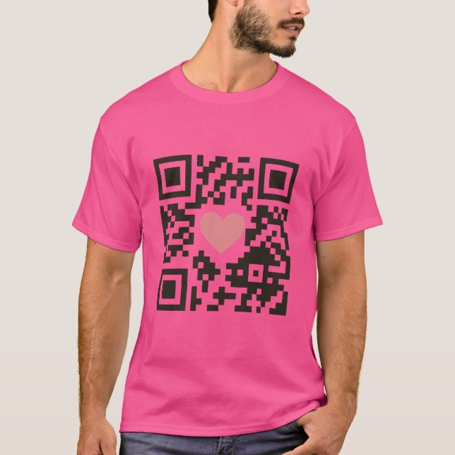 Camiseta Código de Amor QR (Anverso)