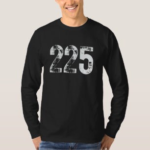 Camiseta Código de área 225 Baton Rouge LA Área de teléfono