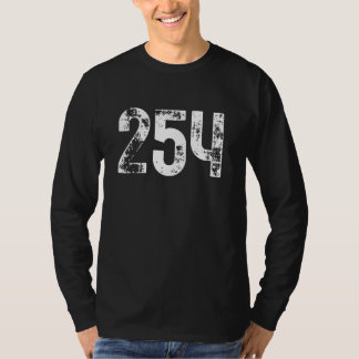 Camiseta Código de área 254 Killeen TX Teléfono móvil Códig