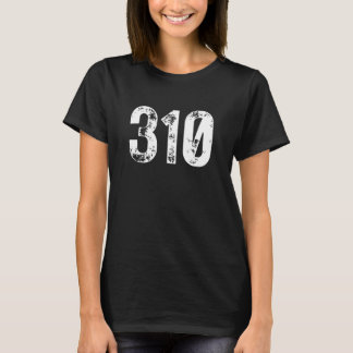 Camiseta Código de área 310 Los Ángeles CA Área de teléfono
