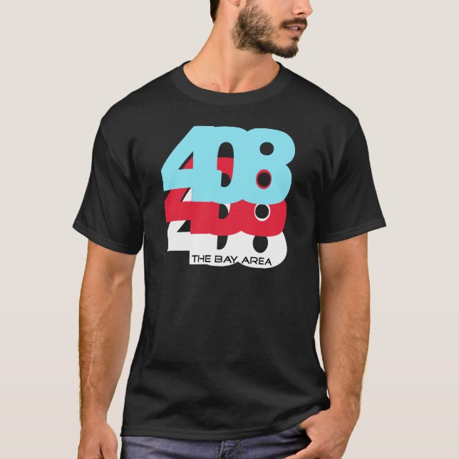 Camiseta Código de área 408 (Anverso)
