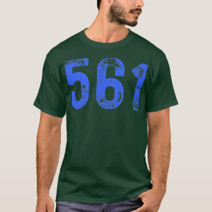 Camiseta Código de área 561 para Palm Beach County Florida 