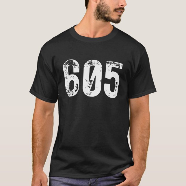 Camiseta Código de área 605 Sioux Cae Dakota del Sur SD SEI (Anverso)