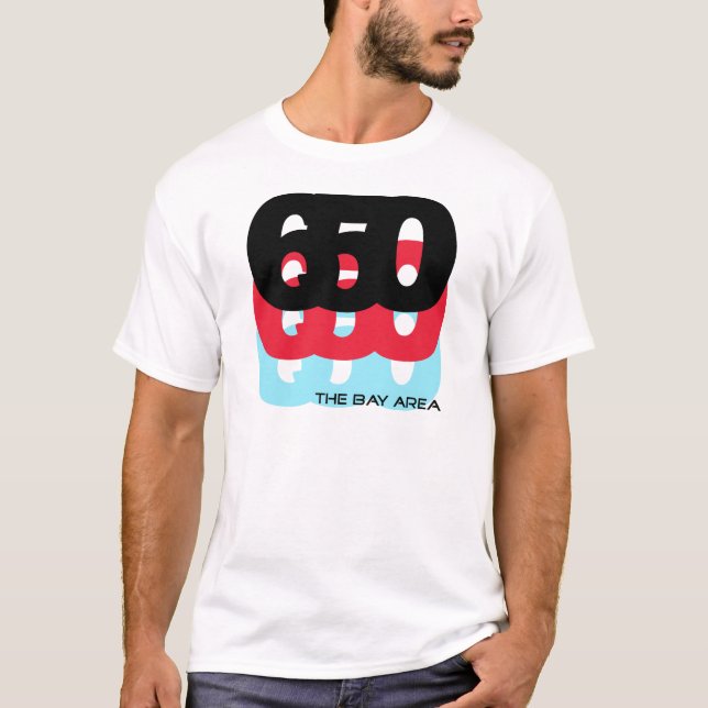 Camiseta Código de área 650 (Anverso)