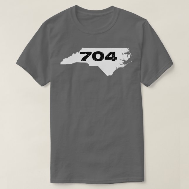 Camiseta Código de área 704 (Diseño del anverso)