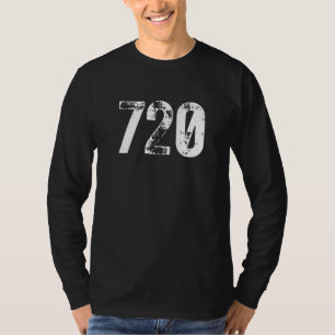 Camiseta Código de área 720 Denver CO Teléfono móvil Código