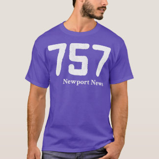 Camiseta Código de área 757 Newport News Virginia