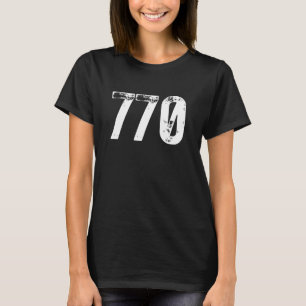 Camiseta Código de área 770 Roswell GA Teléfono móvil Códig