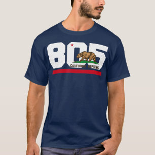 Camiseta Código de área 805 Santa Barbara California