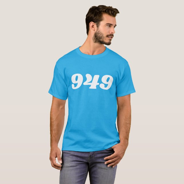Camiseta Código de área 949 (Anverso completo)