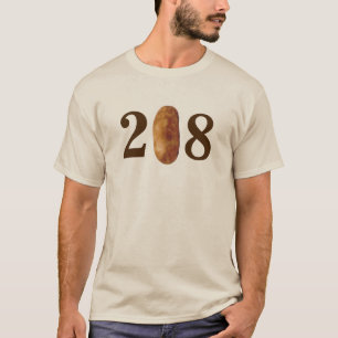 Camiseta Código de área de 208 Idaho