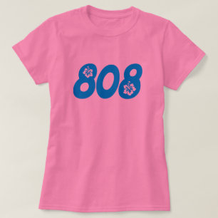Camiseta Código de área de 808 Hawaii