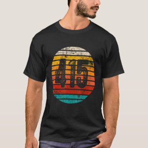Camiseta Código de área de atardecer de época 415 con probl