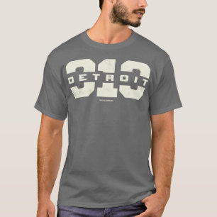 Camiseta Código de área de Detroit Michigan 313