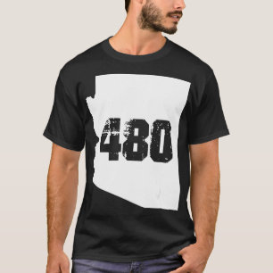 Camiseta Código de área de Mesa Arizona 480