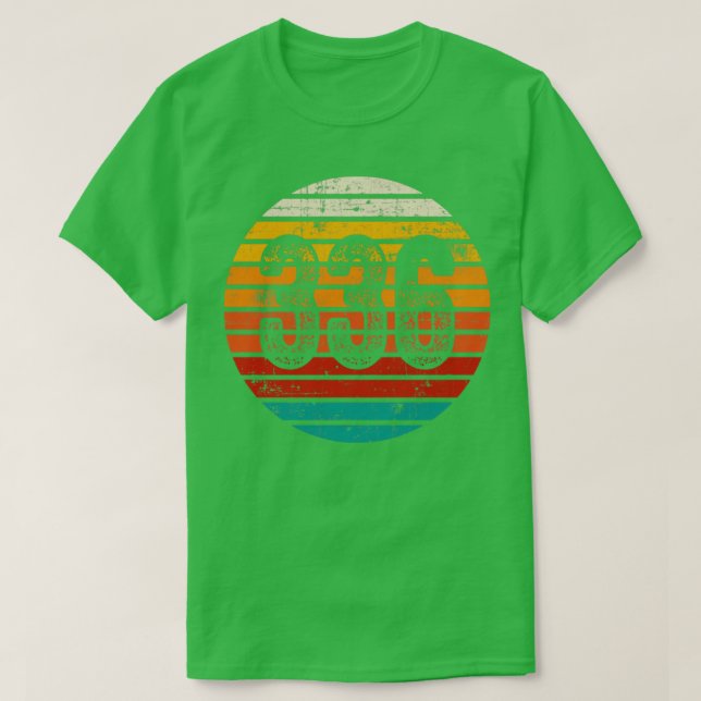 Camiseta Código de área de Sunset 336 de época alterada (Diseño del anverso)