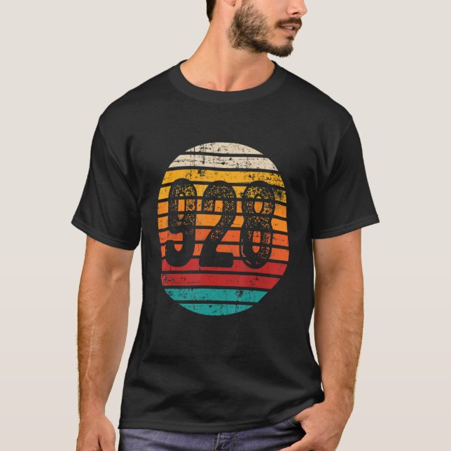 Camiseta Código de área de Sunset 928 de época alterada (Anverso)