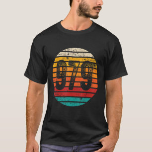 Camiseta Código de área de Sunset 979 de época alterada