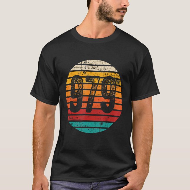 Camiseta Código de área de Sunset 979 de época alterada (Anverso)
