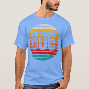 Camiseta Código de área del conjunto de sol de época 606 co