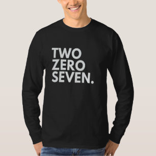 Camiseta Código de área DOS CERO SIETE 207 Portland ME Main