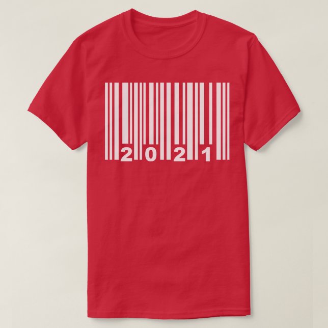 Camiseta Código de barras de 2021 (Diseño del anverso)