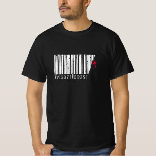 Camiseta Código de barras de Guay Mountain Climber Man