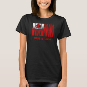 Camiseta Código de barras de marca de Tonga