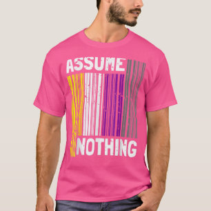 Camiseta Código De Barras I De Marca I De Lgbt No Binario A