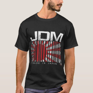 Camiseta Código de barras JDM fabricado en motores de depor