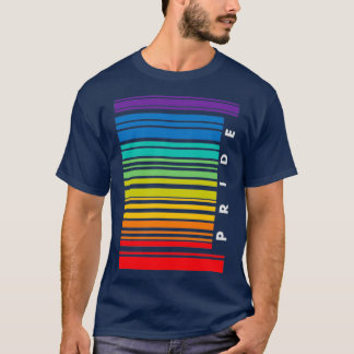 Camiseta Código de barras Retro del Orgullo LGBT 1