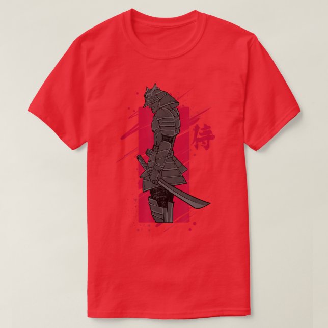 Camiseta Código de Bushido de Samurai 3 de Japón (Diseño del anverso)