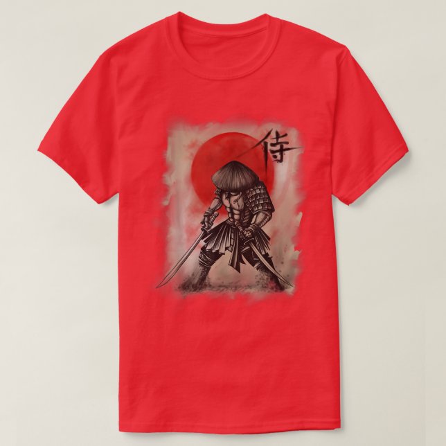 Camiseta Código de Bushido Samurai Japón 198 (Diseño del anverso)