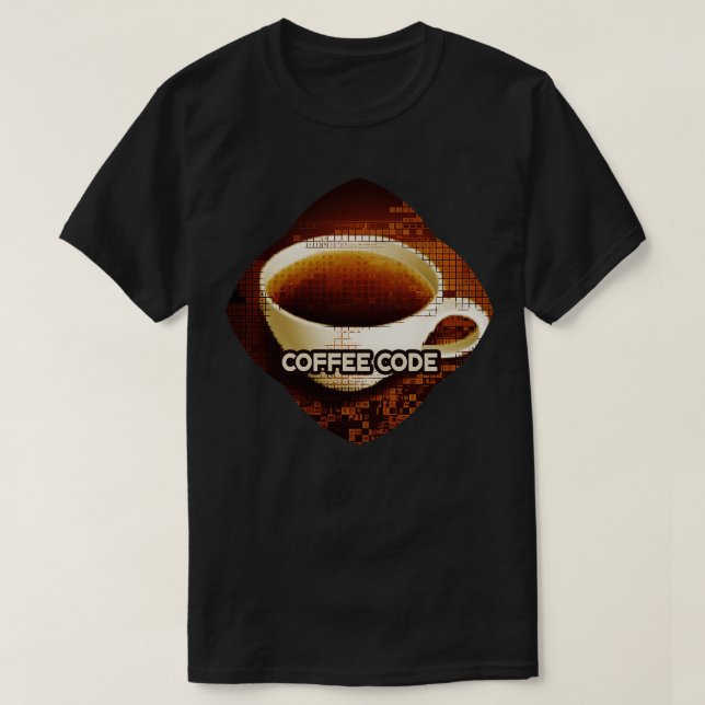 Camiseta Código de café (Diseño del anverso)