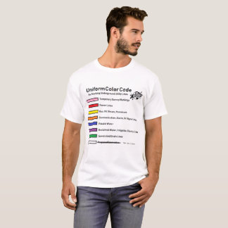 Camiseta Código de color - gas lacrimógeno (chiste)