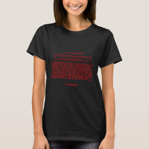 Camiseta Código de error Guru Meditation Amiga Retro Long V