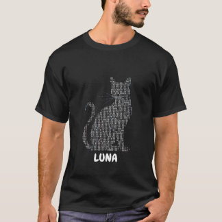 Camiseta Código de finalidad: un gato en binario