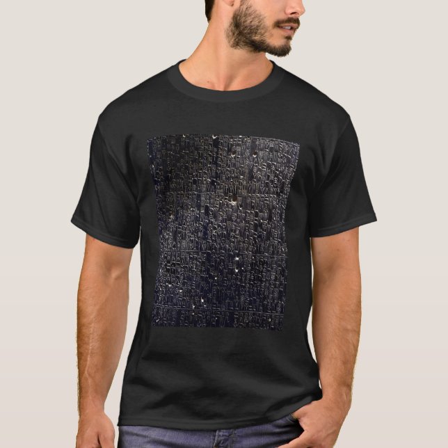 Camiseta Código de Hammurabi Babylon Mesopotamia Ley de Sal (Anverso)