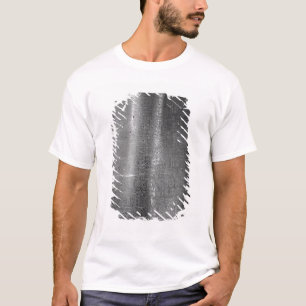 Camiseta Código de Hammurabi, detalle de la columna